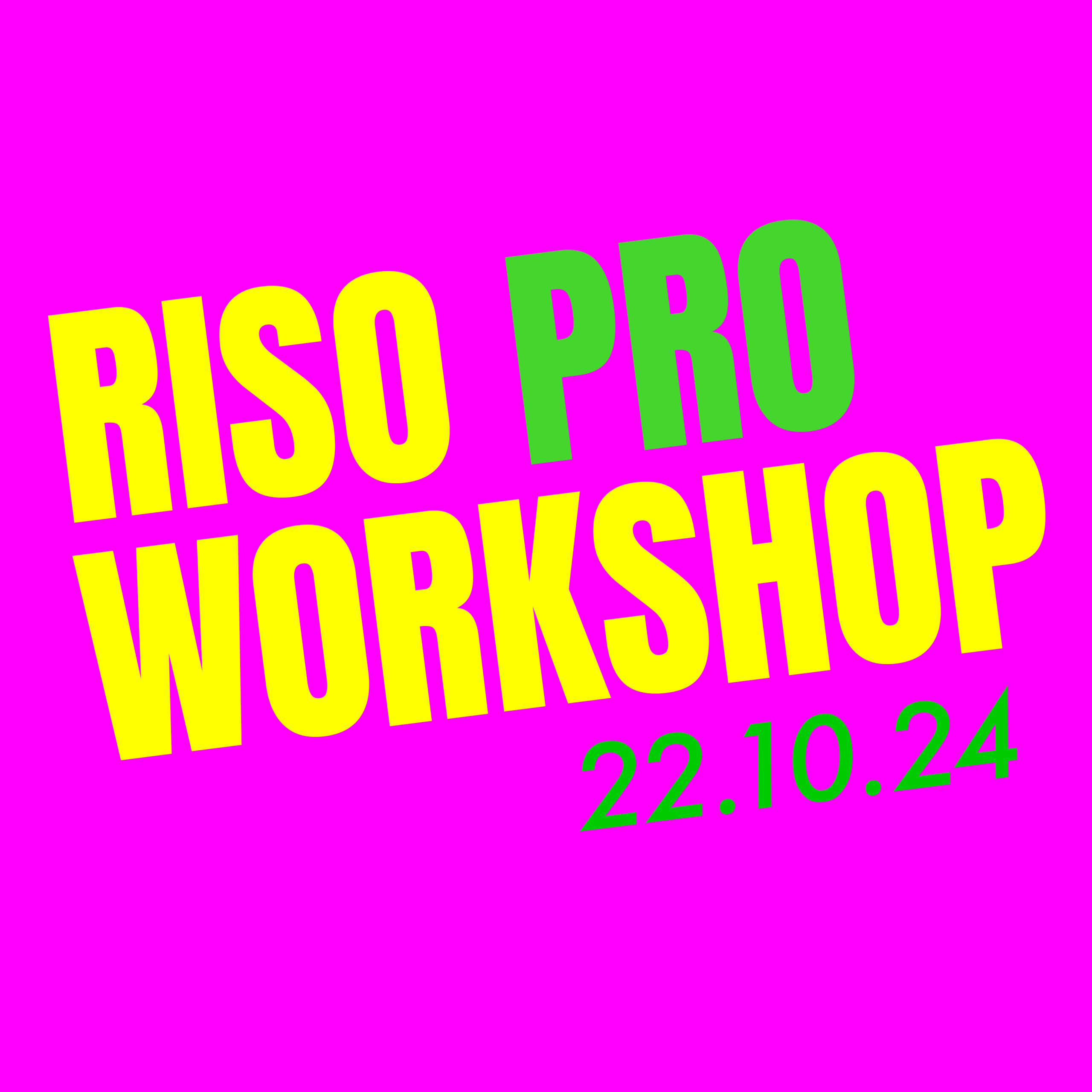 Riso PRO Workshop