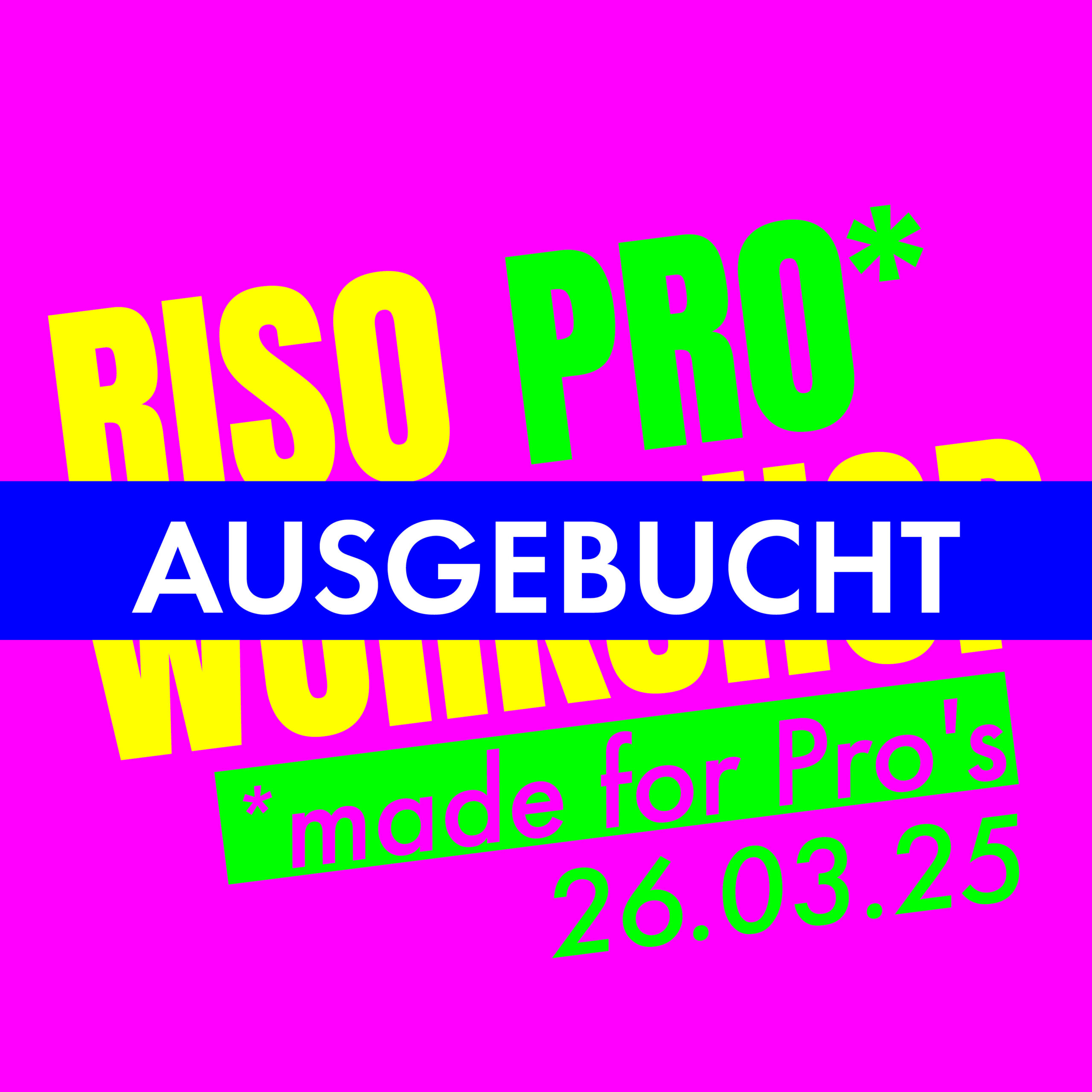 Riso PRO Workshop